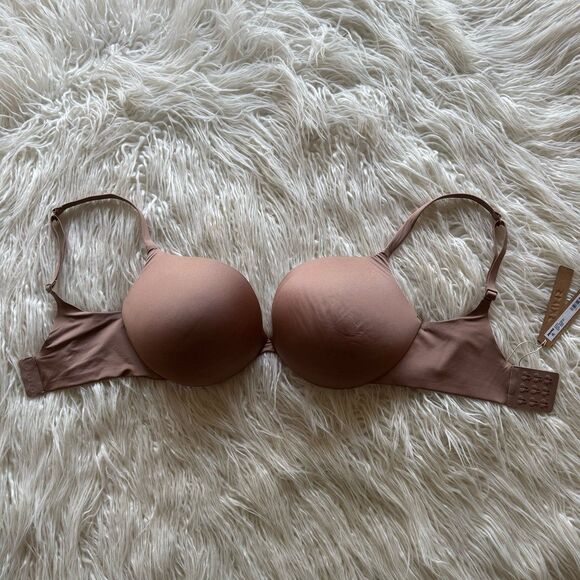 Skims Ultimate Push up Plunge Bra Sienna Size 32DDD - Picture 4 of 9